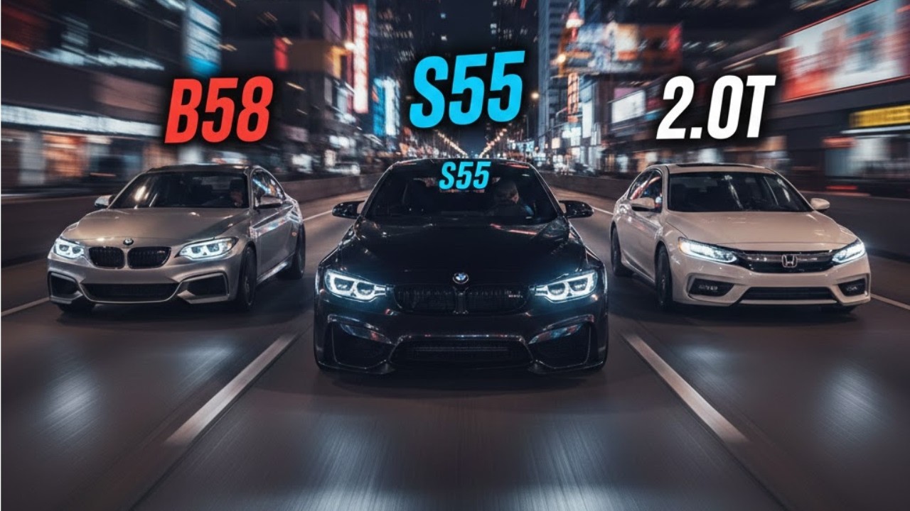 HUNTING DOWN B58 IN MY STOCK F82 M4c *FIGHT ALMOST BRAKE OUT*