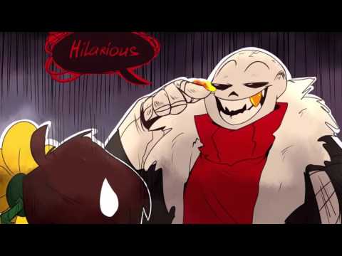 скачать underfell sans Undertale comic undertale flowey meets underfell sans ржачные.