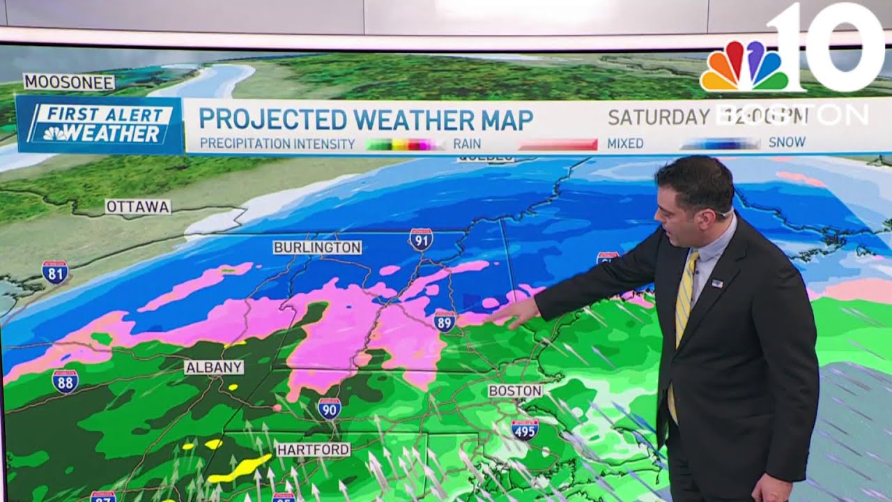 Dry Friday morning in Boston, with rain and snow on the way - YouTube