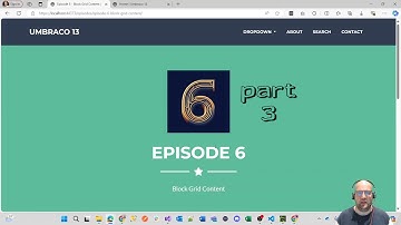 Umbraco 13 Tutorial - Episode 6 Part 3 - Block Grid Icons and Links