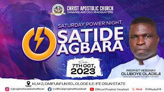 Prophet Hezekiah Oladeji ministration @ SATURDAY POWER NIGHT "SÁTIDÉ AGBÁRA | OCTOBER 2023 EDITION