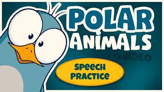 Polar Animals for Toddlers 🐻‍❄️Calm Learning Video for kids | ClapityClap