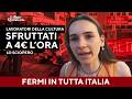 “Stop a salari da fame, tagli e precarietà”: in piazza lo sciopero dei lavoratori della cultura