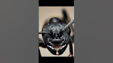 Microscopic Ant: Sensors, Hairs, and Alien Eyes