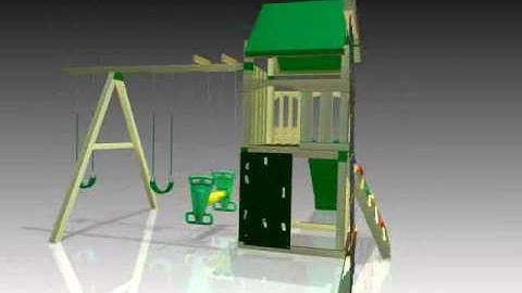 Ultimate Creekside No-Cut Play Set 360 degree view