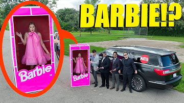 drone catches my girlfriend dressed as a barbie (We rescued her)