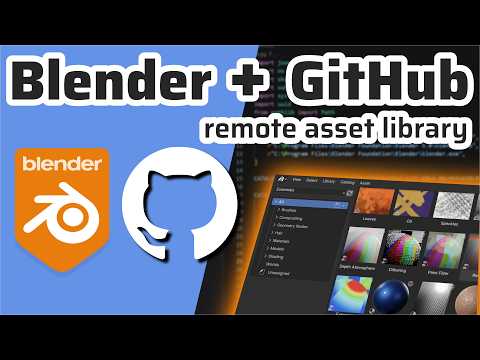 Host Your Own Blender Remote Asset Library for FREE (GitHub Setup)