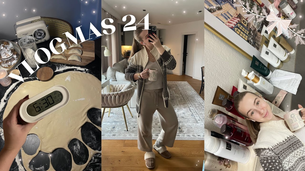 VLOGMAS 24: O relacjach w święta, prezent, pierogi & sprzątanie w chorobie
