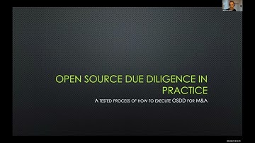 OpenChain Webinar - Open Source Due Diligence for M&A - 2024-06-17