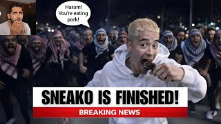 Muslims Attack Sneako After He Eats Pork & Strips His Islam Card