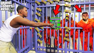 Franklin Biggest Plan To Escape Prison In Zombie Apocalypse GTA 5 | SHINCHAN and CHOP screenshot 3