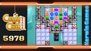 Candy Crush Saga Level 5978 - No Boosters Gameplay