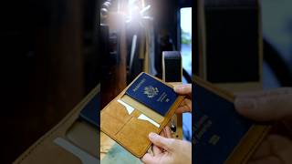 Passport wallet. #passportwallet #passportcover #leathercraft #leather #wallet #passport