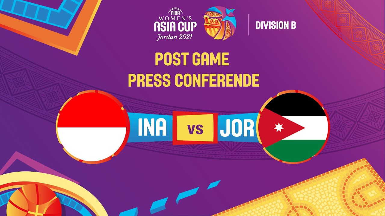 Indonesia v Jordan - Press Conference | FIBA Women's Asia Cup 2021