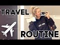 MY TRAVEL ROUTINE: how i pack, what's in my carry on, travel tips, outfit, + more!