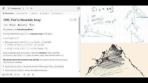 1095. Find in Mountain Array | LeetCode | Codeforces | Cp | Binary search | Programing | DSA