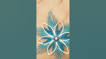 Snowflake - Quilling  #diy #snowflakes #craft #quilling #papercraft