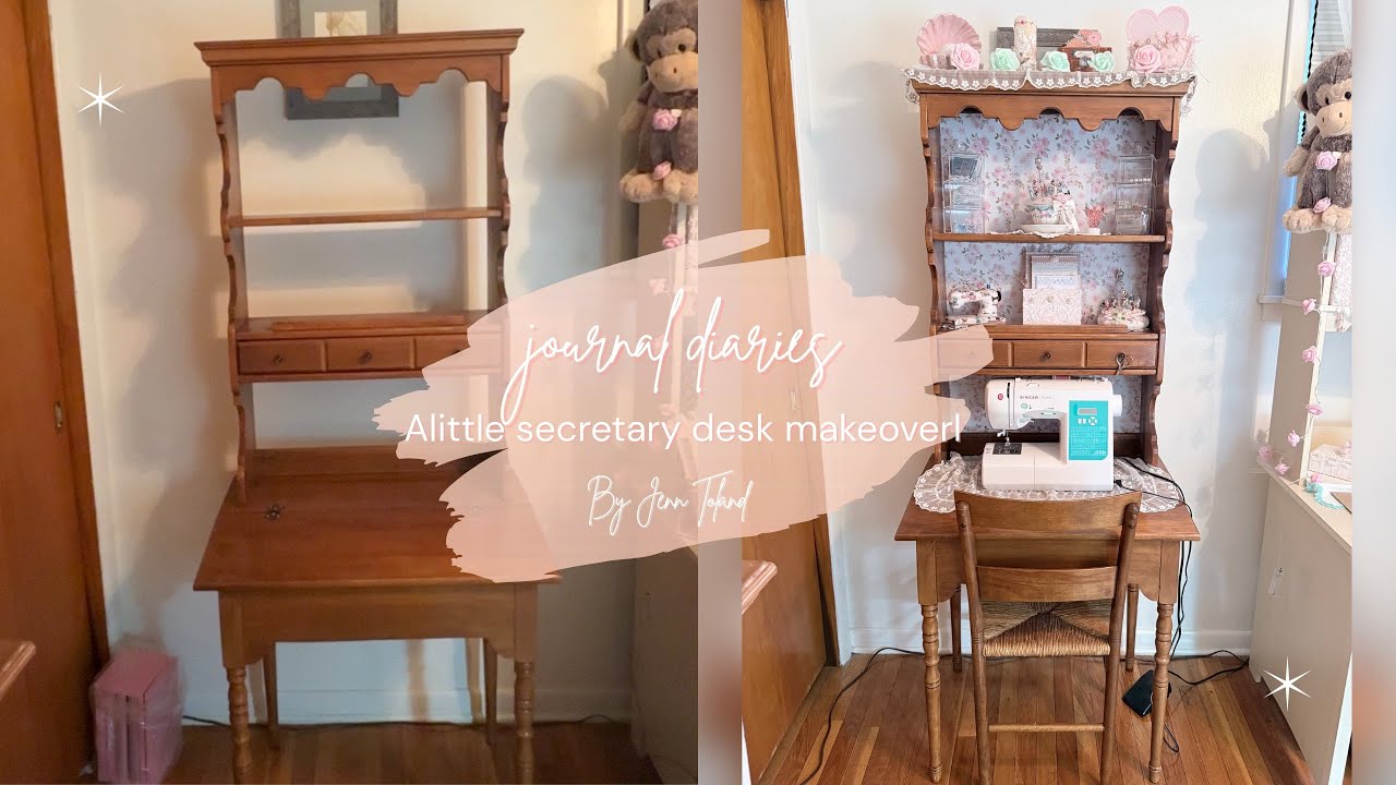 Secretary Desk...Makeover Shabby Chic Edition