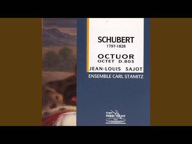 Schubert - Octuor pour cordes et vents: finale "andante molto" : Wiener Kammerensemble