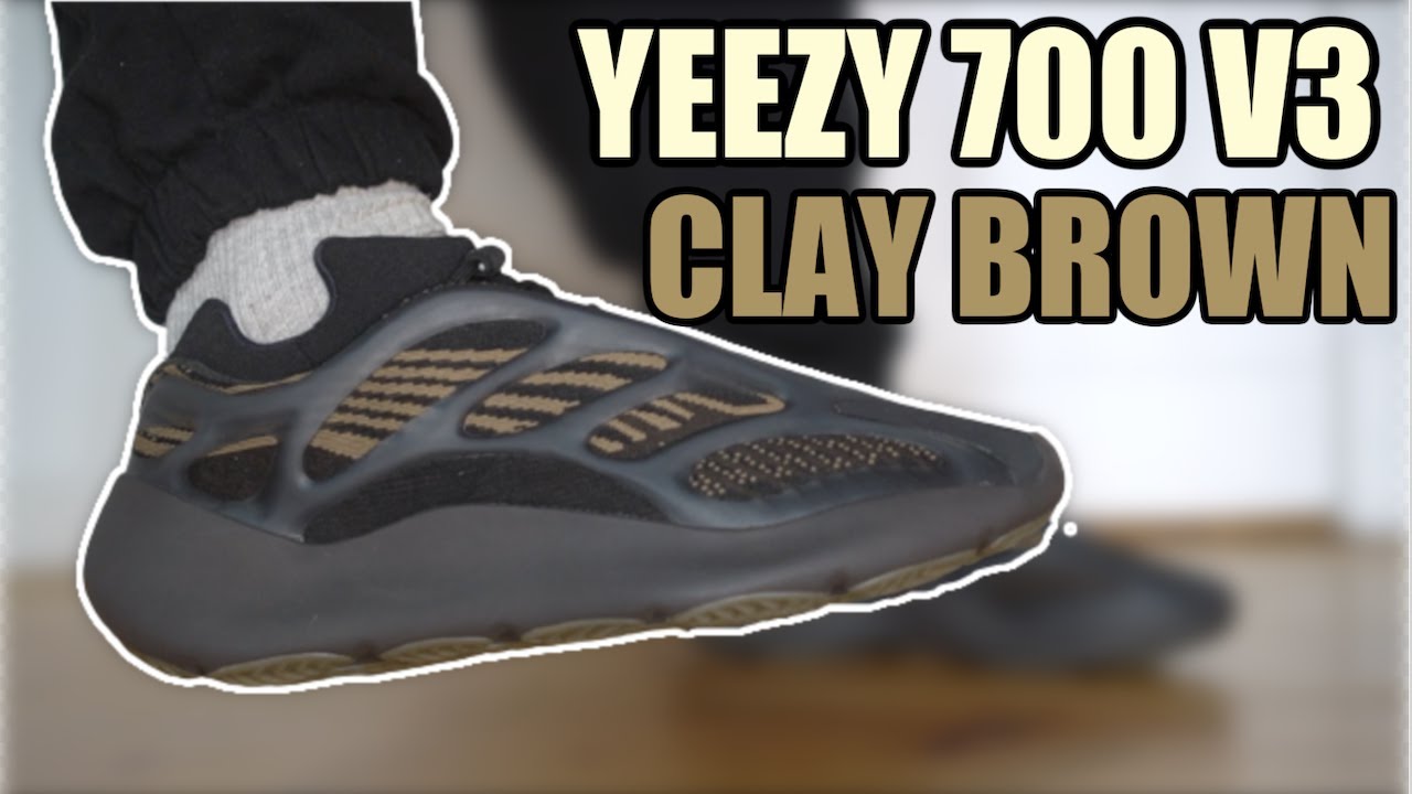 Adidas YEEZY 700 V3 Clay Brown REVIEW & On Feet - YouTube