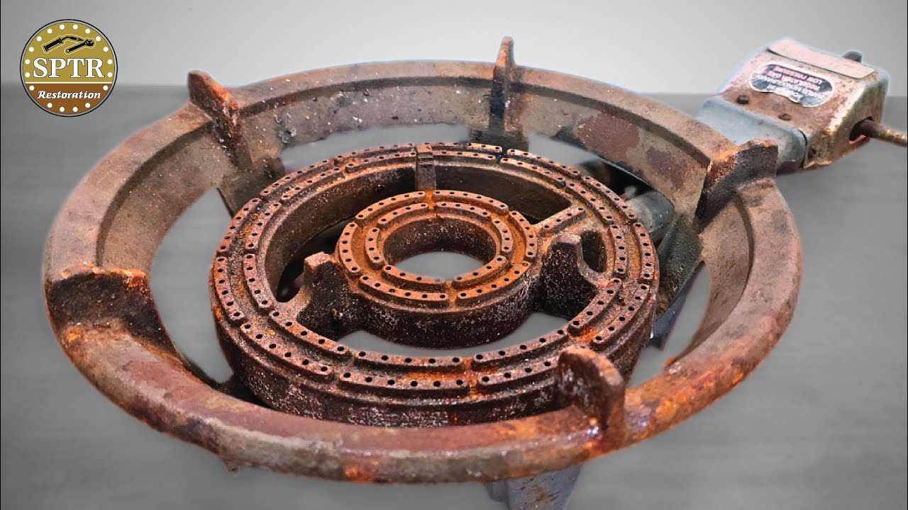 Restorasi Kompor Gas Seribu Api Rinnai TL 289 RI - Hot Wok - Stove Restoration