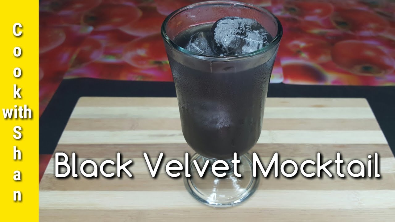 How to make 2020 Black Velvet Mocktail | Shan's Home Cooking - YouTube