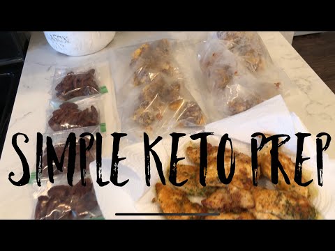 Simple keto meal and snack prep | candied pecans | sausage balls | blackened chicken tenders