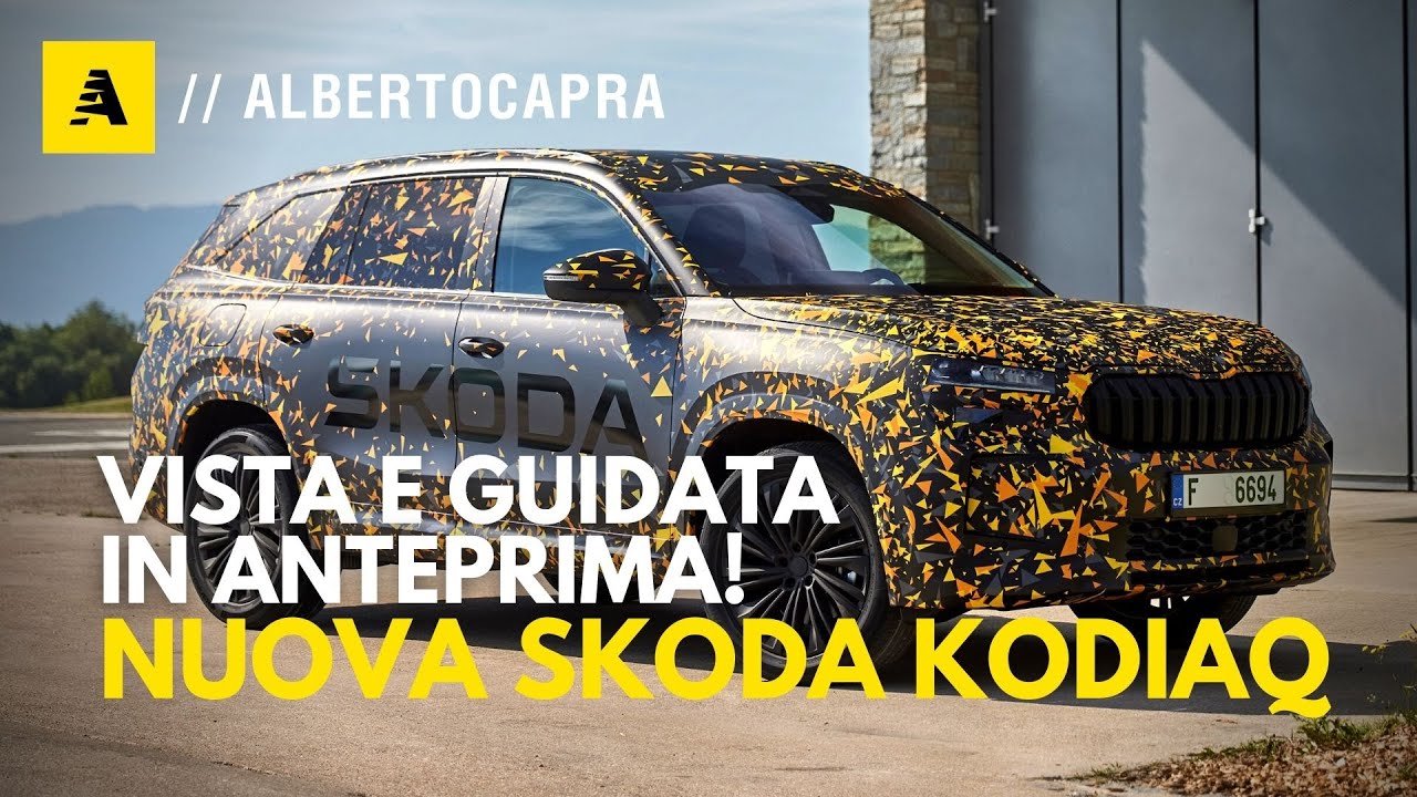 ⁣Nuova Skoda Kodiaq 2024: TUTTA NUOVA! Ecco come è fatta e come va || Prime impressioni in ANTEPRIMA