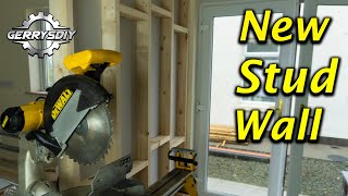 Renovation Project __ Easy Build Stud Wall partition by GerrysDiy 2,397 views 3 years ago 10 minutes, 27 seconds
