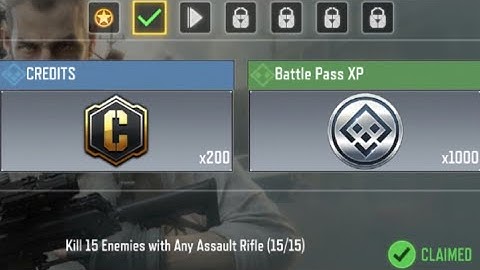 Call Of Duty Mobile Kill 15 Enemies with Any Assault Rifle Task Complete