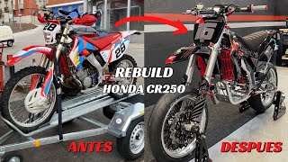 🆎[REBUILD / REBUILDING HONDA CR 250 2 STROKE TRANSFORMATION EN TIME-LAPSE]🆎🏍🚀
