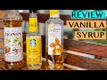 COMPARING VANILLA SYRUP: MONIN VS DAVINCI VS STARBUCKS