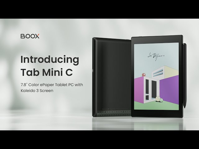 BOOX Tab Mini C  7.8'' Color ePaper Reader and Sketchbook – The Official  BOOX Store