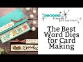 Word Dies For Card Making: How To Add These Easily To Greeting Cards