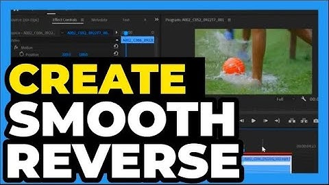 How to create SMOOTH Reverse Effect ｜ Adobe Premiere Pro