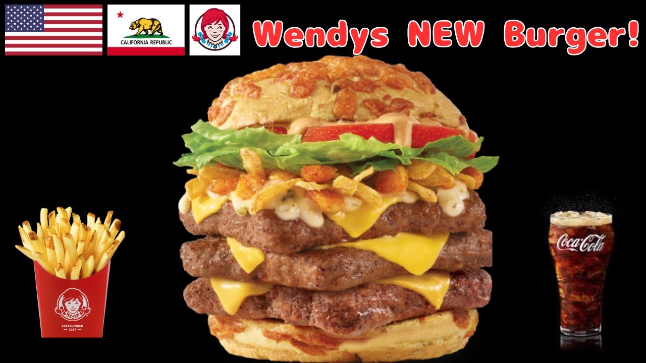Wendy's New HamburgerLoaded Nacho Triple Cheeseburger! Calories1280