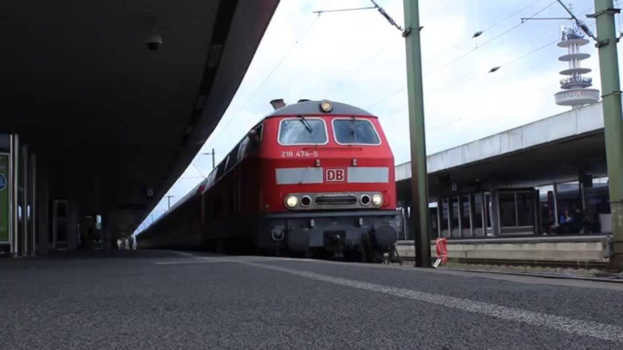 BR 218 in Hannover Hauptbahnhof