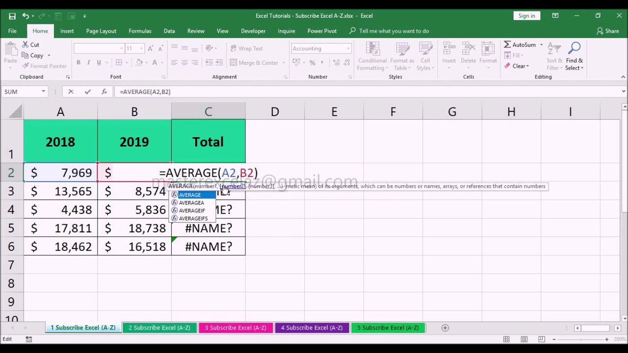 Name Error How To Fix In Excel Youtube