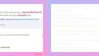 How to Modify Elements in a DynamicBuffer in Unity ECS
