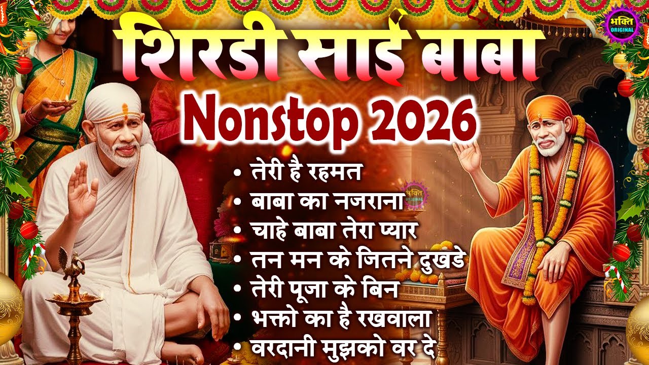 2026 Nonstop Bhajan Sai Ji : Popular Sai Baba Bhajan 🙏📿 : Sai Baba Bhajan : Sai Baba 2026 New Songs