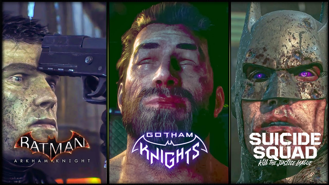 Archivo OBJ Arkham Knight Casco portátil·Modelo para descargar e