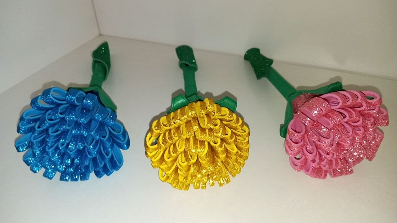 CANETA DECORADA COM EVA - LINDA E FÁCIL FAZER