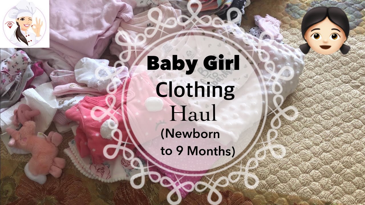 Baby Girl Clothing Haul 2020 (Newborn to 9 Months) YouTube