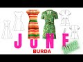 Burda 6/2022 Line Drawings