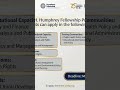 Hubert H. Humphrey Fellowship: Eligible Fields of Study#scholarship #usa #news