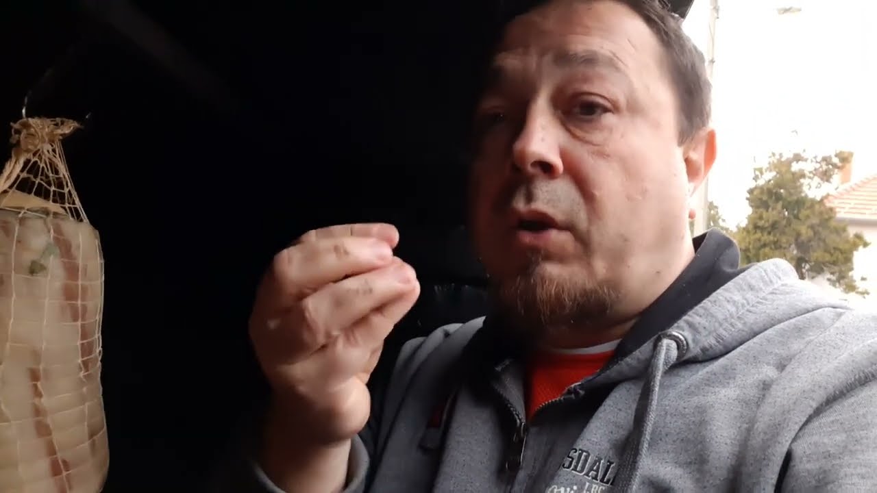 Sušenje Slanine u Frižideru - Rolovana Pančeta