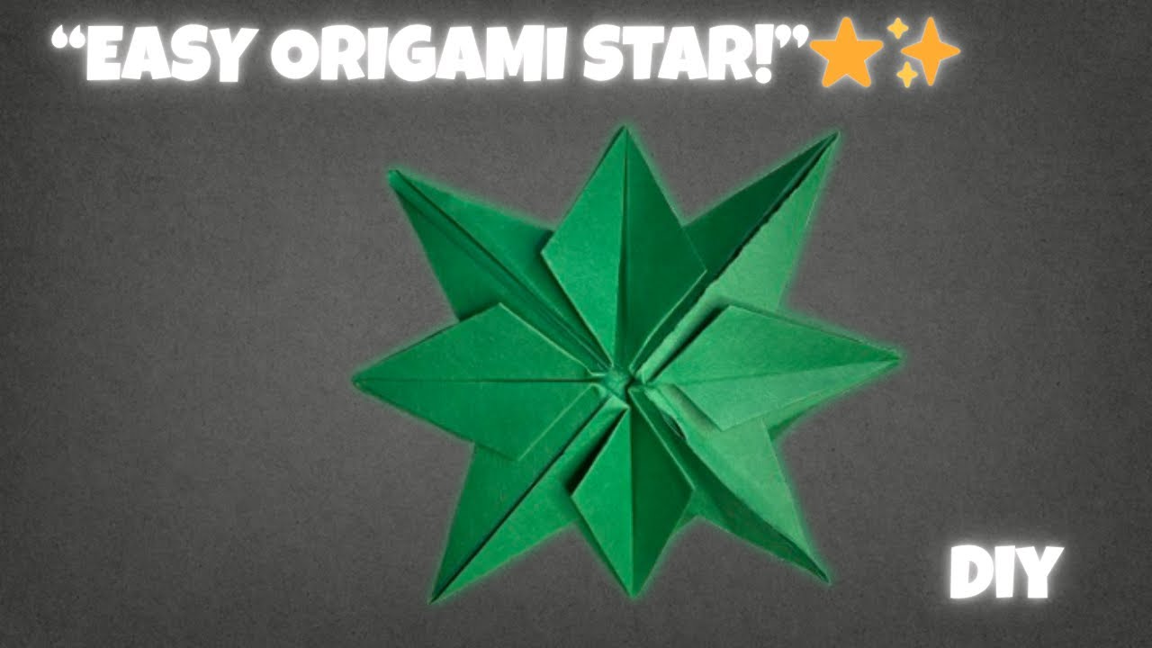Easy Origami Star ⭐ | Beautiful Paper Star DIY (Step by Step)