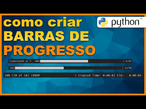 Como inserir BARRA DE PROGRESSO no python