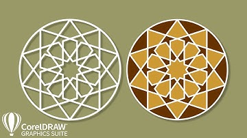 Islamic pattern | Decoration | Corel DRAW tutorials | 118