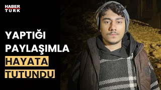 Sosyal medyadan yaptığı paylaşım hayatını kurtardı